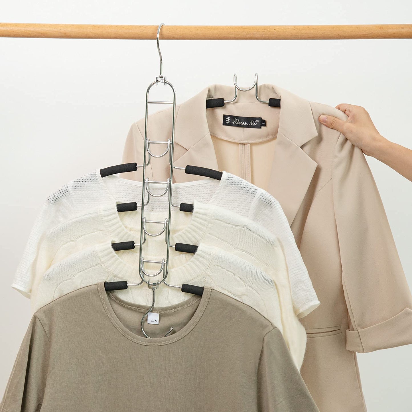 5 Layer Collapsible Shirt Hangers